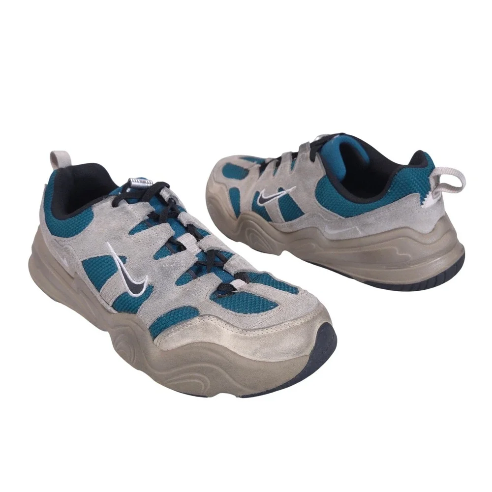 Nike Tech Hera Light Orewood Geode Teal Sneakers 9 Chunky Retro Shoes FJ9532-110